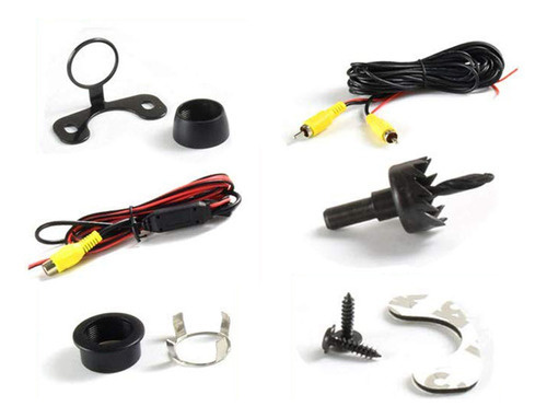 Camara Marcha Atras Con Vision Nocturna 18mm Audio Car