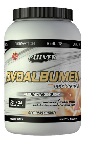 Clara Huevo Deshidratado Egg Protein 1 Kg Pulver Premium Sabor Vainialla