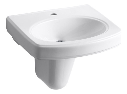 Lavabo Kohler K-2035-1-0 Pinoir, Montaje En Pared, Blanco