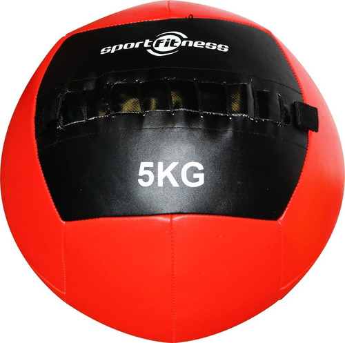 Balón De Peso 5 Kg Cuero Sintético Sportfitness