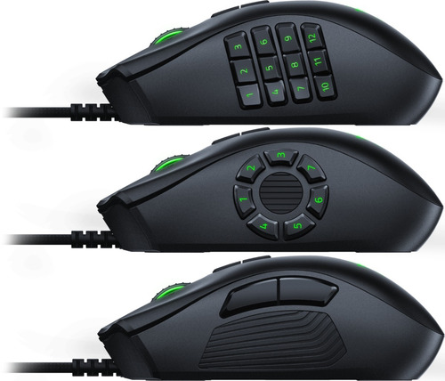 Imagen 2 de 10 de Mouse Gamer Razer Naga Trinity Optico Moba Mmo Nuevo Modelo