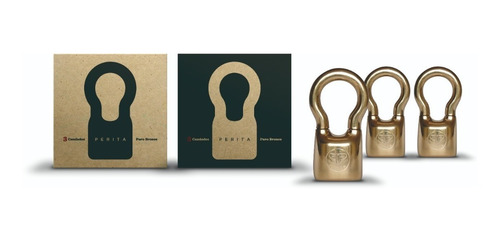 Imagen 2 de 5 de Candado 505 Perita Artesanal Maestrados - Pack X 3