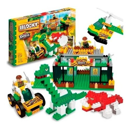 Blocky Dinos Dinosaurio X 260 Piezas El Mas Grande En Cadia