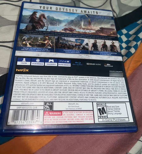 Assassin's Creed Odyssey - Ps4 FĂsico (Usado)