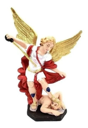 Arcangel Miguel Imagen Estatua Angel Pvc Irrompible 17cm