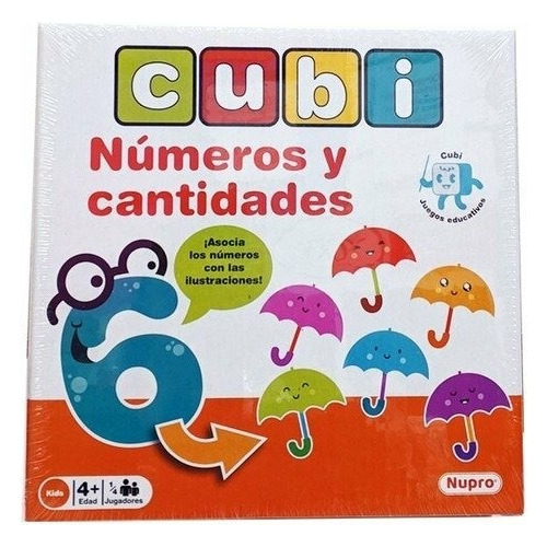 Juego De Mesa Cubi Numeros Y Cantidades Nupro Sharif Express