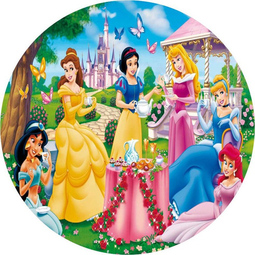 Painel Em Lona Fosca 1x1. Princesas Disney 08