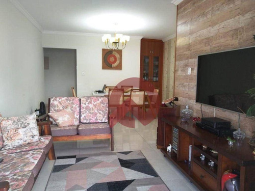 Imagem 3 de 18 de Apartamento Com 3 Dormitórios À Venda, 106 M² Por R$ 385.000 - Vila Guilhermina - Praia Grande/sp - Ap3490