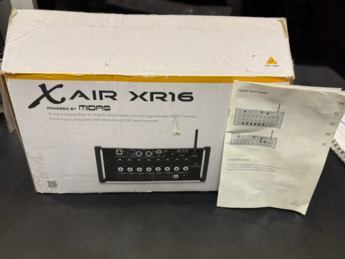 Mesa De Som Digital Behringer X-air Xr16 16 Canais Bivolt (Usado)