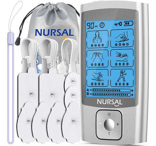 Nursal Tens Unit - Mquina Estimuladora Muscular Para Terapia