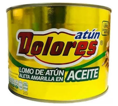 Atún Dolores Lomo Aleta Amarilla En Aceite 1.88kg