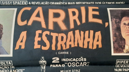 Pôster Do Filme Carrie A Estranha - Original - 1976