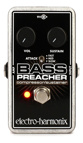 Pedal Compresor/sustain De Bajo Preacher