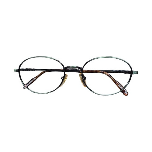 Monturas De Lentes Milano Verde Metal Para Adulto N140 51/20