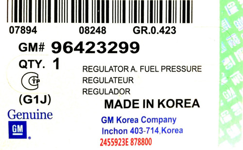 Regulador Gasolina Sephia Rio 1.5 Optra Aveo Epica Carens