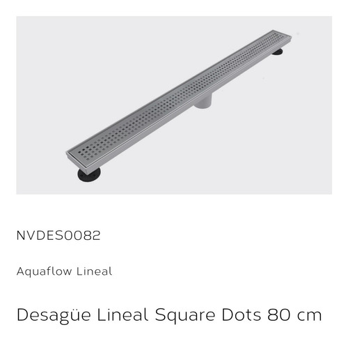 Nova Rejilla Desagüe Lineal Aquaflow 60cm Nvdes0065