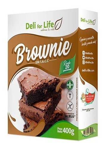 Mezcla Para Brownie Libre De Gluten 400gr