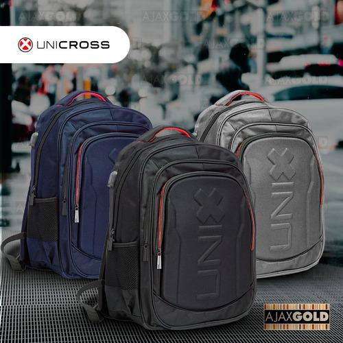 Imagen 8 de 10 de Mochila Porta Notebook Urbana Usb Grande Reforzada Premium