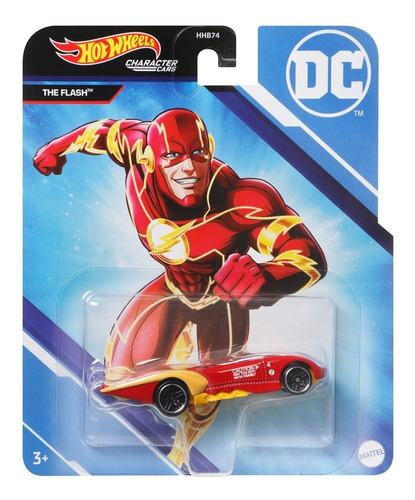 Imagen 1 de 2 de The Flash Dc Comics Hot Wheels Carro Mattel Original