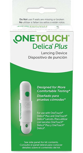 One Touch Delica Plus - Dispositivo De Punción Con 25 Lancet