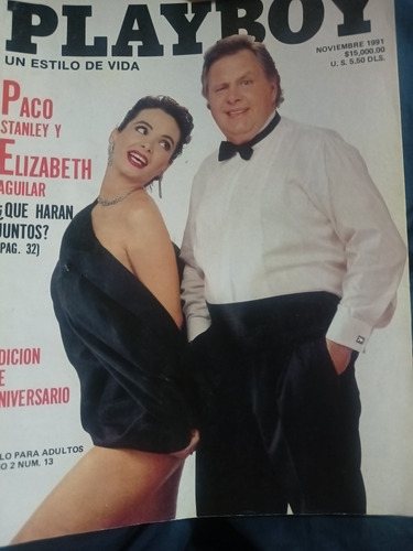 Revista Playboy Paco Stanley Y Elizabeth Aguilar Nov 1991