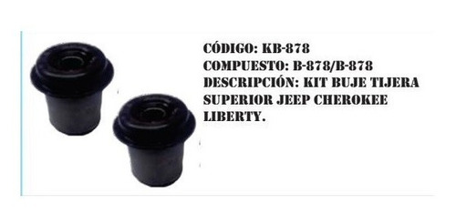 Kit Buje Meseta Superior Jeep Liberty Cherokee Kk B-878