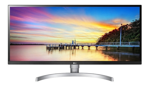 Monitor LG Led 34 34wk650-w Ultrawide Full Hd Hdmi Freesync Cor Branco 110V/220V