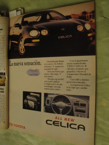 Publicidad Toyota Celica Año 1994