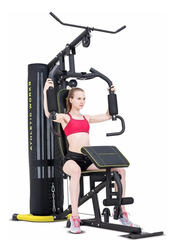 Super Oferta Gimnasio Multigym Athletic Works Reforzado 44kg