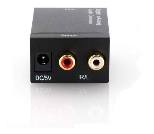 Convertidor Audio Digital Toslink / Coaxial A Analogo Rca