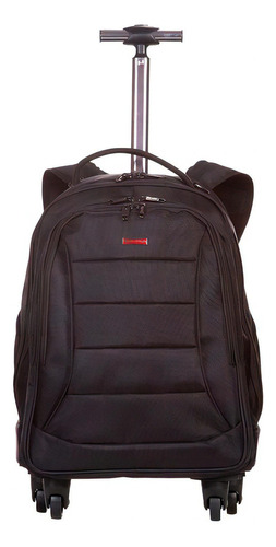 Mochila Sestini Com Carrinho 2 Em 1 Web 3.0 Plus Preto