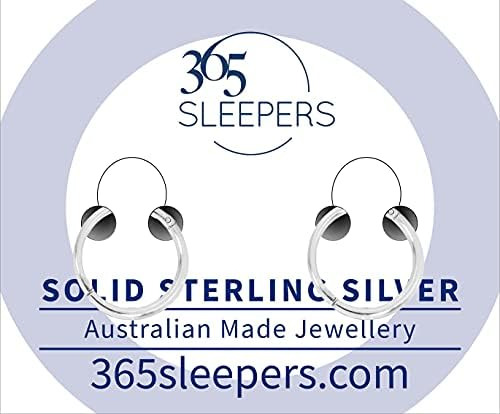 365 Sleepers Pendientes Durmientes De Aro Con Bisagras De Pl