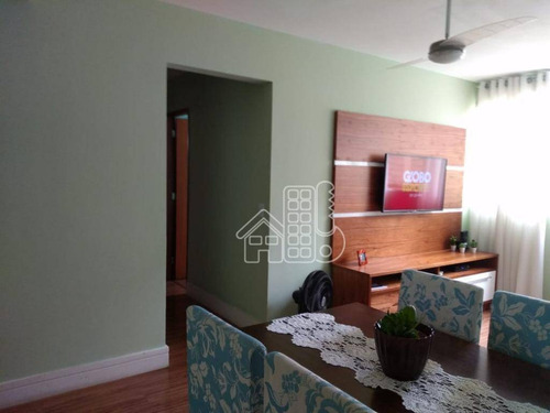 Apartamento Com 2 Dormitórios À Venda, 60 M² Por R$ 270.000,00 - Fonseca - Niterói/rj - Ap4047