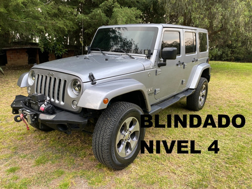 Jeep Sahara 4 Puertas 4x4 Blindada Nivel 4 2016 Blindaje Im