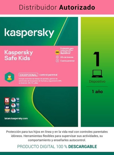 Kaspersky Safe Kids - 1 Usuario - 1 Año
