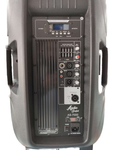 Imagen 5 de 5 de Cabina Activa Audio Sound As-700 15 Pulgadas Trípode Micrófo