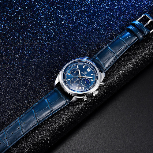 Reloj Pulsera Hombre Impermeable Benyar Reloj De Cuarzo Bisel Azul