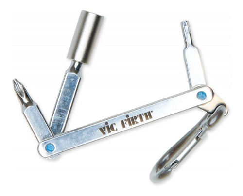 Imagem 3 de 5 de Chave De Afinação Vic Firth Vickey 3 Multitool Drum Key