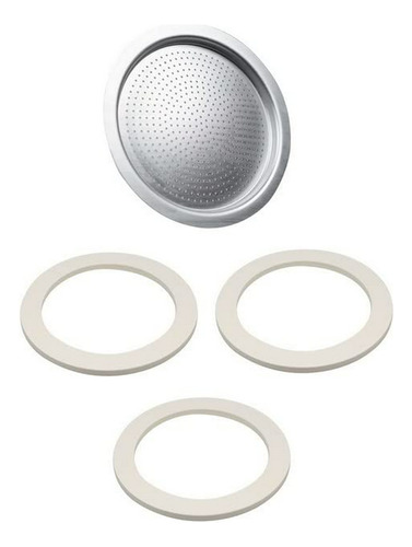 Univen 64 Mm Espresso Filter And Gasket Seals Compatible Wit