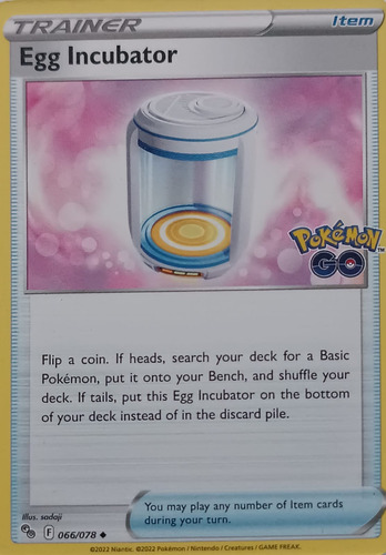 Pokémon Tcg Egg Incubator 066/078