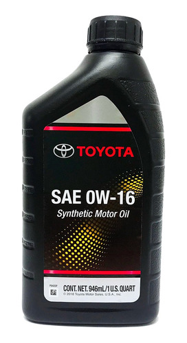 Aceite Toyota 0w16 Full Sintetico 