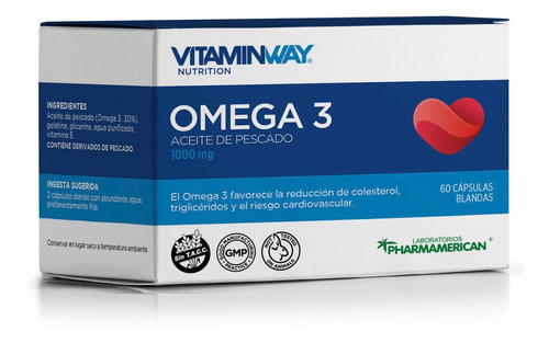 Vitaminway Suplemento Omega 3 X 60 Cápsulas