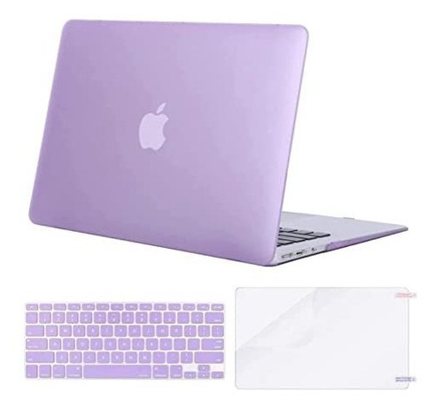 Combo Accesorios Para Macbook Air 13 A1369 & A1466 Violeta