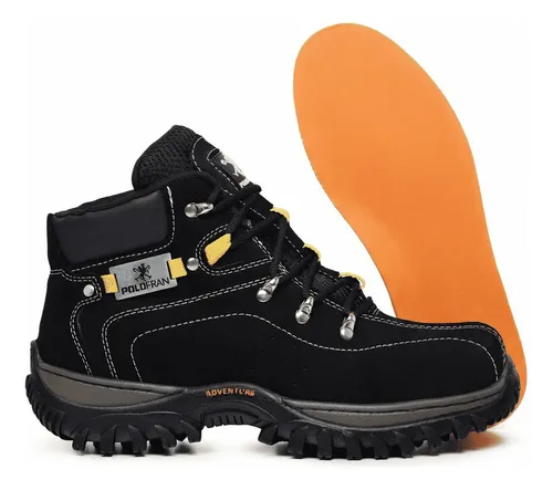 Bota Coturno Adventure Masculina Polofran cano médio