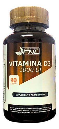 Vitamina D-3 1 Frasco Fnl D3 Dietafitness