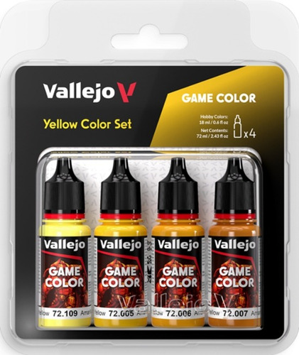 Vallejo Game Color Set 4 X 18 Ml