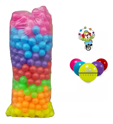 Pelota De Piscina Plastica Por 250 Und Pelotas Colores