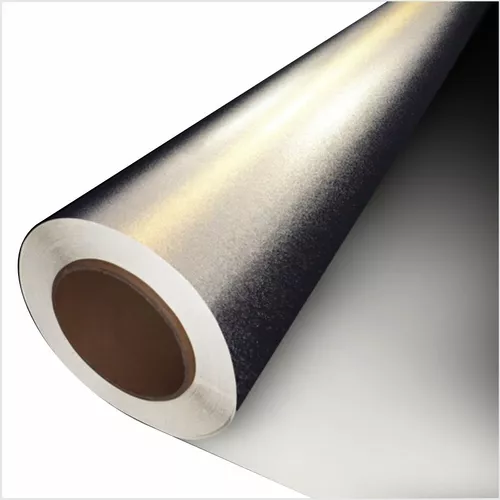 Rolo Vinil Refletivo Grau Comercial Preto 2 M X 1,24 M