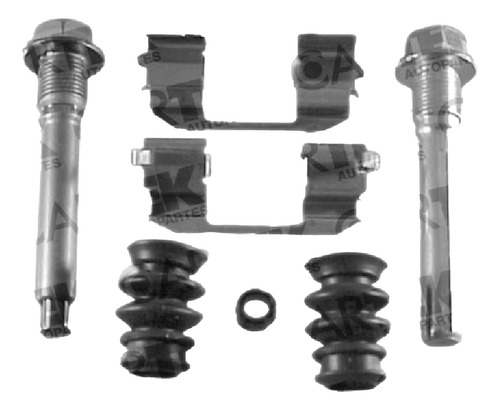 Kit Herrajes De Balatas Acura El 2000-2001 Del Ck