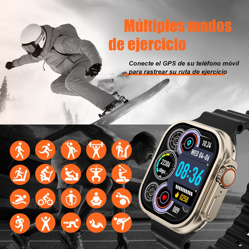 . Reloj Inteligente Smartwatch Bluetooth Con Impermeable